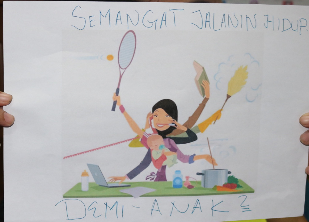 ‘Staying strong for my children’: by a HIV-positive single mother of six, with one child HIV positive. (Najmah)